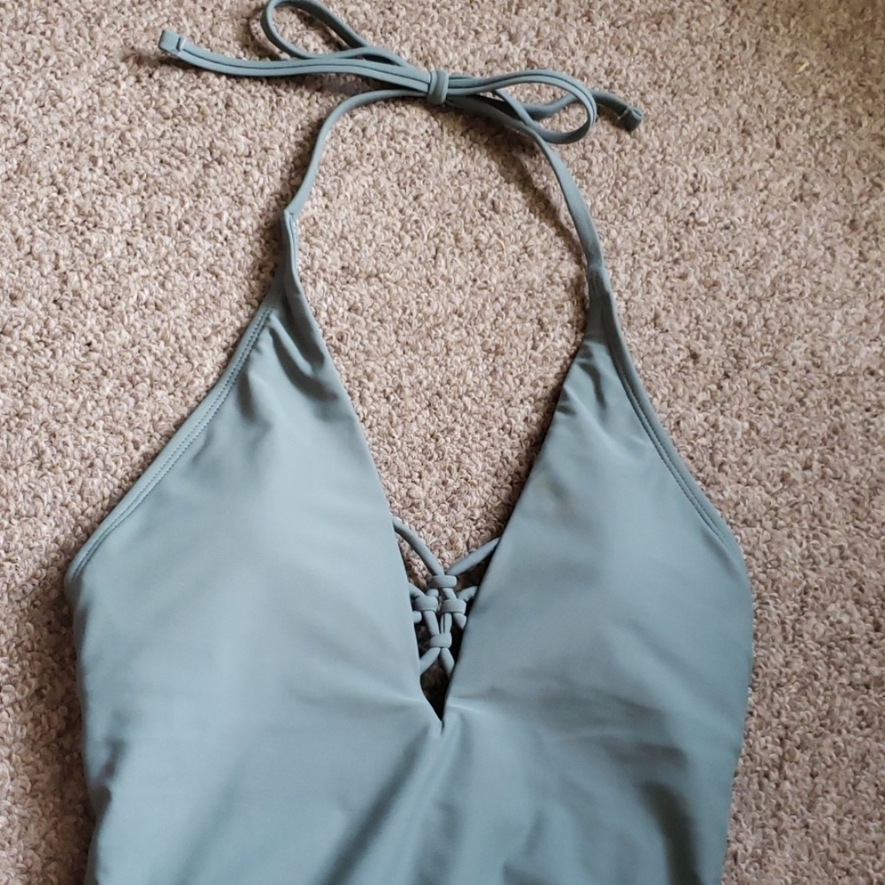 One Piece High Waisted Bathing Suit